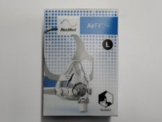 An as new Resmed Airfit F20 Quiet Air Full Face Mask (REF: 64007). Large.