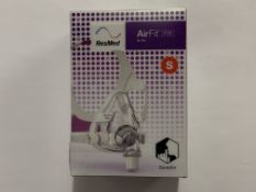 An as new Resmed Airfit F20 full face mask for her, size small (REF: 64008).
