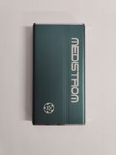 A preowned Medistrom Pilot-12 Lite Portable CPAP Battery (MN: 645759689801, No charging cables just