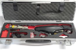 A preowned Ottobock Loaner/Tester - X3 Genium 3B5-2 Microprocessor Prosthetic Knee with case.