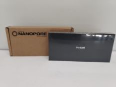 An as new Oxford Nanopore Technologies MinION Mk1C DNA RNA Sequencer for research use only (REF: MIN