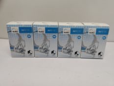Four as new ResMed AirFit F20 full face mask for sleep apnoea, Medium (REF: 64006, EAN: 619498640065
