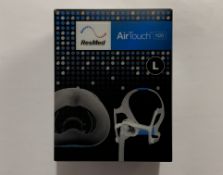 Three as new Resmed Airtouch N20 nasal masks, size large (REF: 63912).