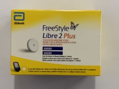 An as new FreeStyle Libre 2 Plus Flash Glucose Monitoring System (EXP: 2025-11-30).