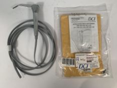 An as new DCI Syringe, Valve Core, Autoclavable with Gray Straight Tubing (REF: 3379).