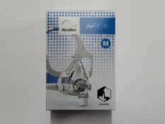 An as new ResMed AirFit F20 full face CPAP mask, size: M (REF: 64006).