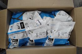 A box of twenty eight as new Resmed Airfit F40 full face masks, size large (REF: 64616).