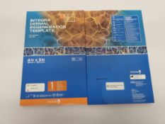Two as new packs of Integra Dermal Regeneration Templates, Non-pyrogenic, 10cm x 12.5cm (One sheet i