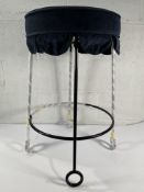Merci Maison - Lorenzo Stool - Blue - New.