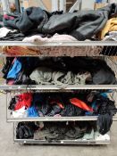 Assorted pre-owned clothing and related.