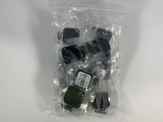 A bag of twenty Radtrak³ Long Term Radon Test Kits. As new