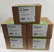Five Vent-Axia lo-carbon Continuous Extractor filterless mixed flow fans, sealed boxes (498096).