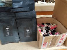 Assorted date expired food stuffs.