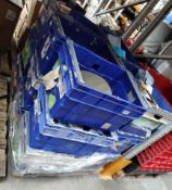 Fifteen assorted crates of miscellaneous items to include DIY, beauty and music related.