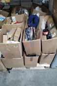 Twelve boxes of miscellaneous items to include toys, beauty and homeware related items (pallet not i