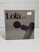 As new Lola portable massage device, boxed sealed.