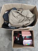 Assorted pre-owned wallets and handbags to include Ralph Lauren, Polo and Longchamp.