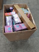 A box of adult related items to contain condoms and toys (over 18s only).