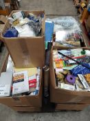 Assorted items to include toiletries and stationery.