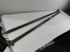 Two as new Peddinghaus 111011500, 1500 mm crowbars with claw and tips.