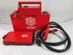 A Red Box RB75A 24V portable power / aircraft start unit, some damage to one part (REF: RB75A, Sold