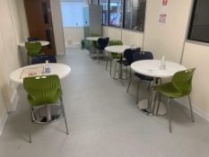 The contents of room to include canteen tables and chairs.