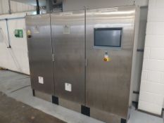 A HMI Control panel with a motor control center (MCC).