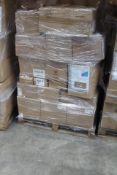 A pallet of as new Deflecto Acrylic Marketing Equipment to include cluster slot hanging tab (6116),