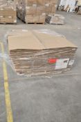 A pallet containing as new rectangular carpet chair mats (CM11142).