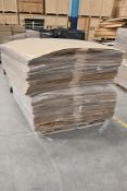 A pallet containing as new Econo stud chair mats.