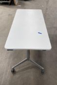 Eight 160 x 80cm desks/meeting tables.