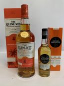 The Glenlivet Caribbean Reserve single malt Scotch whisky 700ml, Glengoyne 10 years old Highland sin