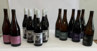 Eight assorted Muri Copenhagen Non Alcoholic White/Red Sparkling Wines 8 x 750ml and six Not Guilty