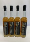 Four Ruta Maya Ouro Belizean Rums 4 x 700ml.