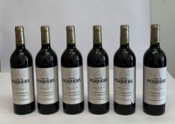 Six Tinto Pesouera Gran Reserve 2016 Ribera Del Duero Red Wine 6 x 750ml.