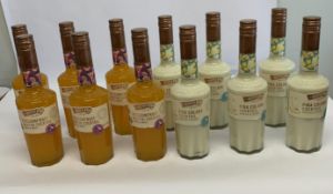 Six De Kuyper Passion Fruit Martini Cocktail ready to serve 6 x 500ml, Six De Kuyper Pina Colada coc