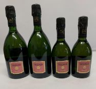Four Jeepers Grand Rose Champagne 2 x 750ml, 2 x 375ml.