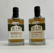 Two Gin Bothy Gunshot infused gin's handcrafted in Scotland, small batch 9/24 2 x 700ml.