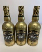 Three Chivas Regal XV 15 year old blended Scotch whisky 3 x 700ml.