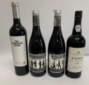 Two 2019 Moveable Feast Shiraz Malbec 2 x 750ml, 2019 De Baguer Chardonnay Sauvignon Blanc 750ml, 20