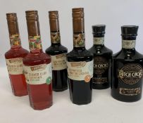 Two De Kuyper Dutch Cacao Superior liqueur 2 x 700ml, two De Kuyper Espresso Martini Cocktail dark a