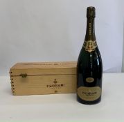 Ferrari Perle 2018 Trento Doc magnum champagne (in Ferrari wooden box).