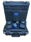 Two pre-owned Sumitomo TYPE-201E-VS Fusion Splicers with two FC-6S Fiber Cleavers.