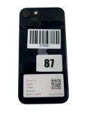 Pre-owned Apple iPhone 13 A2633 128GB in Midnight (iCloud unlocked. Battery health: 86%) (Checkmend