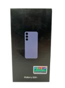 As new Samsung Galaxy S24+ 5G 12GB/512GB in Cobalt Violet (M/N: SM-S926B/DS EAN: 8806095429793) (Box