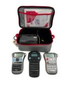 Pre-owned Kroy K3100 Label Printer and three Dynamo Label Printers.