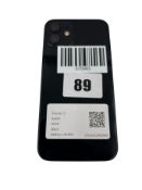 Pre-owned Apple iPhone 12 A2403 64GB in Black (iCloud unlocked. Battery health: 89%) (Checkmend repo