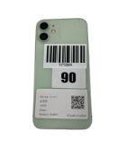 Pre-owned Apple iPhone 12 mini A2399 64GB in Green (iCloud unlocked. Battery health: 86%) (Checkmend