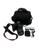 Pre-owned Canon EOS 1100D Digital SLR Camera with Canon 18-55 mm f/3.5-5.6 DC III Lens, 2 x batterie