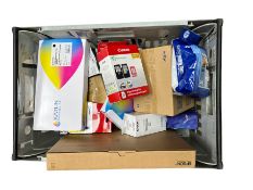 Assorted printer cartridges and related items (All items sold as seen).